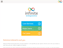 Tablet Screenshot of infinitelendingsolutions.com.au